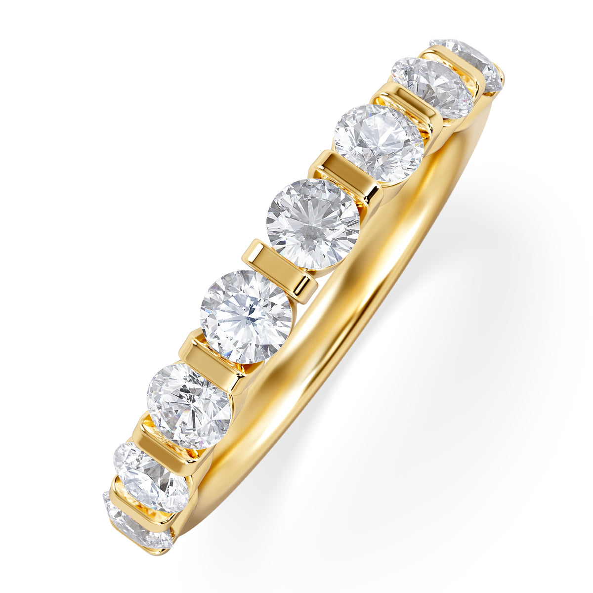 HANNAH 18K Gold Diamond ETERNITY RING 1.00CT G/VS