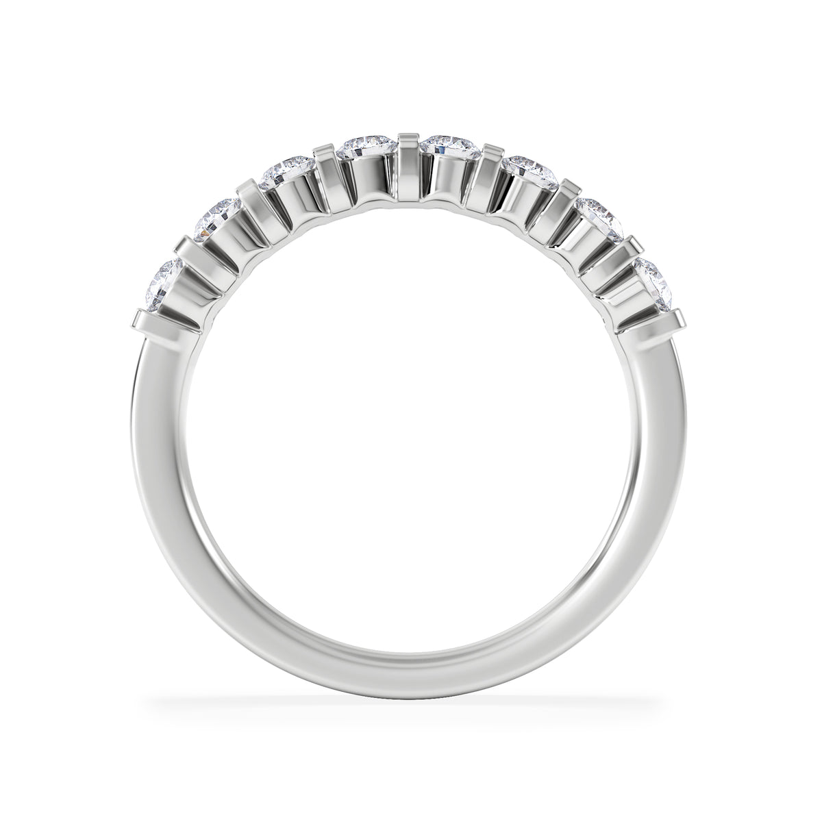 HANNAH 18K White Gold Diamond ETERNITY RING 0.50CT H/SI