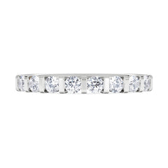 HANNAH 18K White Gold Diamond ETERNITY RING 0.50CT H/SI