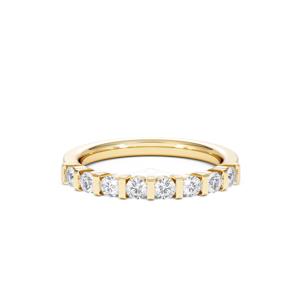 HANNAH 18K Gold Diamond ETERNITY RING 0.50CT H/SI