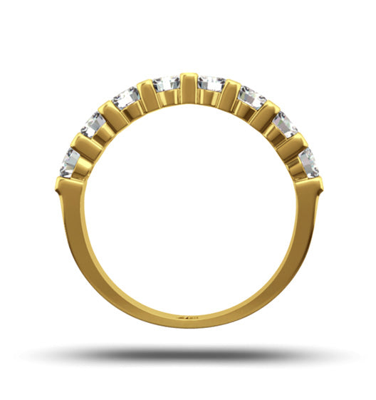 HANNAH 18K Gold Diamond ETERNITY RING 0.50CT H/SI