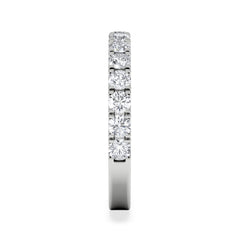 15 Stone Chloe 18K White Gold Lab Diamond Eternity Ring 1.00ct G/Vs