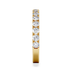 15 Stone Chloe 18K Gold Lab Diamond Eternity Ring 1.00ct G/Vs