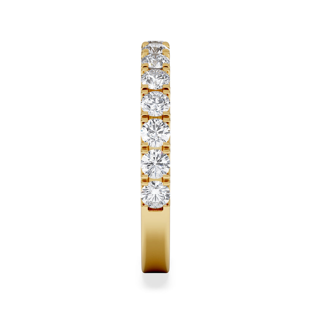 15 Stone Chloe 18K Gold Diamond Eternity Ring 1.00ct H/Si