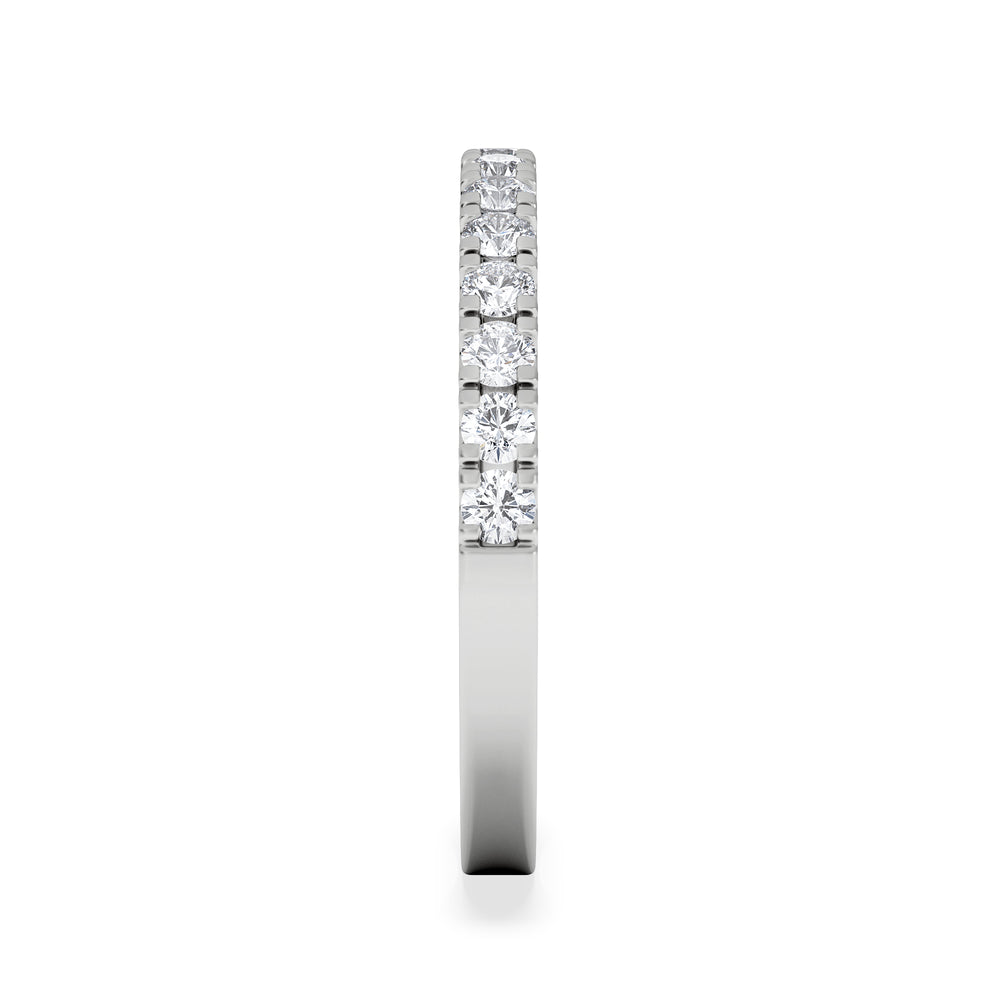 15 Stone Chloe Platinum Diamond Half Eternity Ring 0.50ct G/Vs