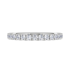 15 Stone Chloe Platinum Diamond Half Eternity Ring 0.50ct G/Vs