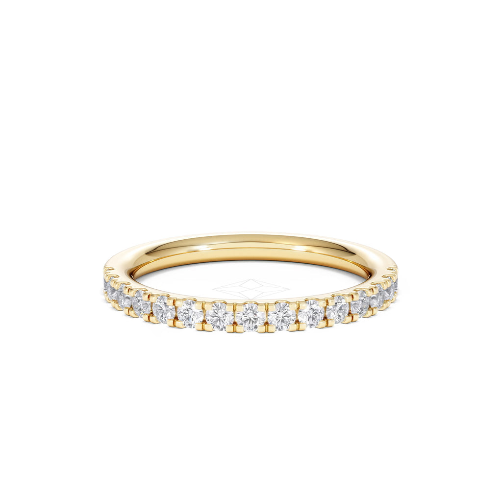 15 Stone Chloe 18K Gold Diamond Eternity Ring 0.50ct G/Vs
