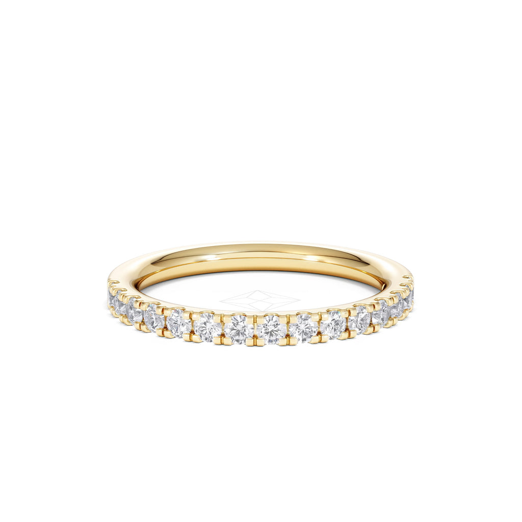 15 Stone Chloe 18K Gold Diamond Eternity Ring 0.50ct G/Vs