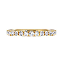 15 Stone Chloe 18K Gold Diamond Eternity Ring 0.50ct G/Vs