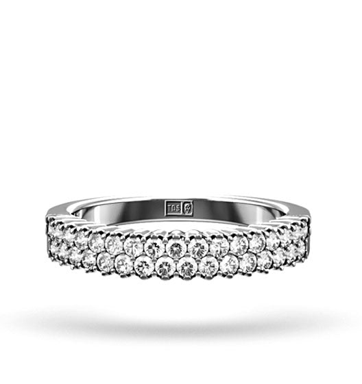 SOPHIE PLATINUM Diamond ETERNITY RING 0.50CT G/VS