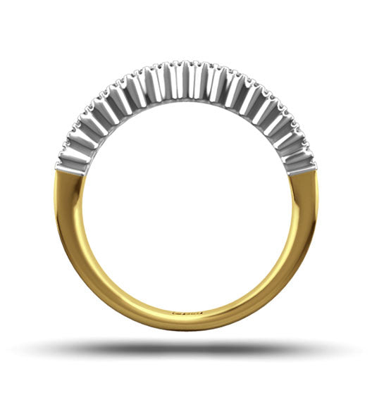 SOPHIE 18K Gold Diamond ETERNITY RING 0.50CT H/SI