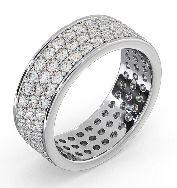 Eternity Ring Tia Platinum Diamond 2.00ct H/Si
