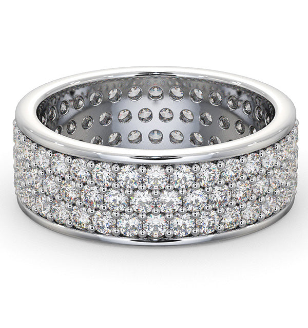 Eternity Ring Tia Platinum Diamond 2.00ct H/Si