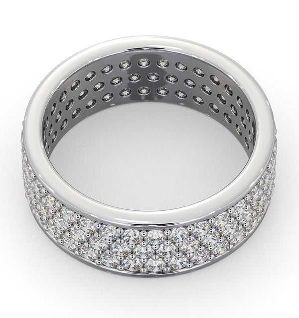Eternity Ring Tia Platinum Diamond 2.00ct H/Si