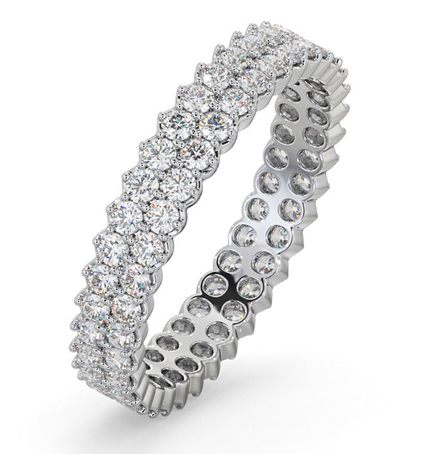Eternity Ring Jasmine Platinum Diamond 1.00ct G/Vs