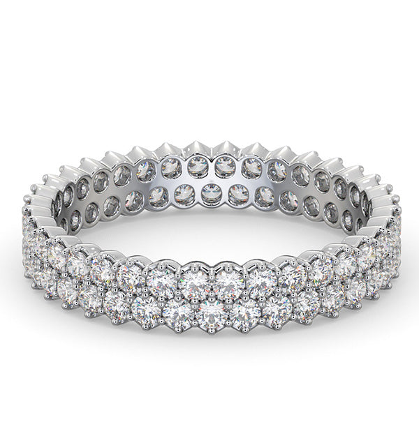 Eternity Ring Jasmine Platinum Diamond 1.00ct G/Vs