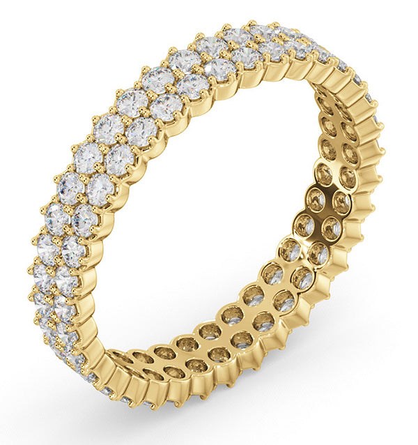 Eternity Ring Jasmine 18K Gold Diamond 1.00ct H/Si