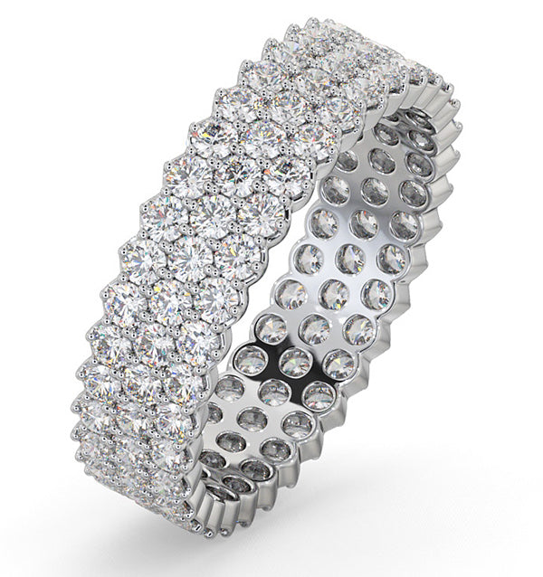 Eternity Ring Jasmine 18K White Gold Diamond 2.00ct H/Si
