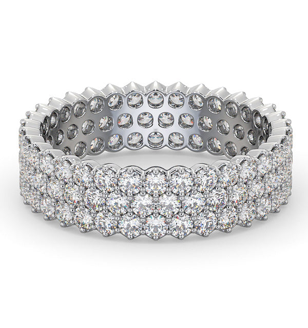 Eternity Ring Jasmine 18K White Gold Diamond 2.00ct H/Si