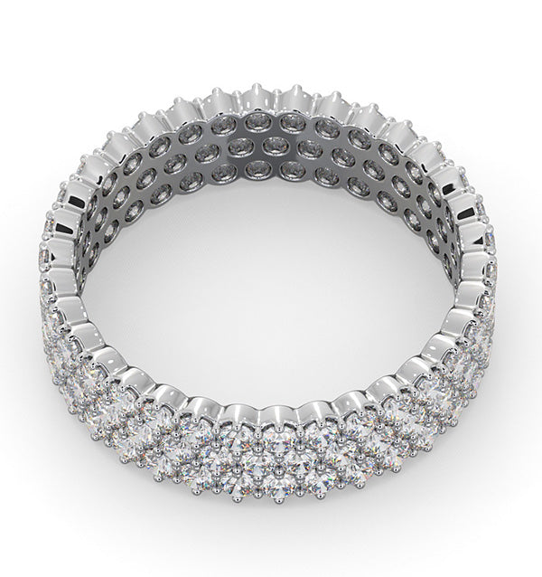 Eternity Ring Jasmine 18K White Gold Diamond 2.00ct H/Si