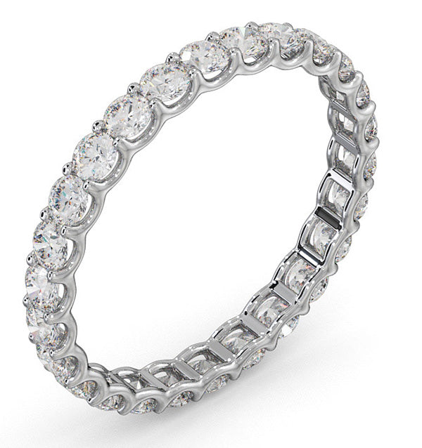 Eternity Ring Chloe 18K White Gold Diamond 1.00ct H/Si