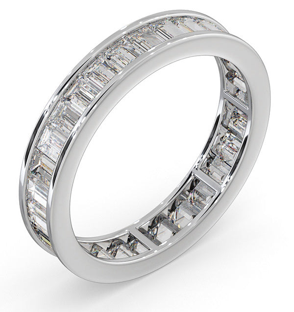 Eternity Ring Grace 18K White Gold Diamond 1.50ct G/Vs