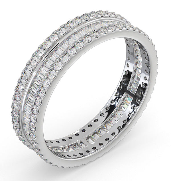 Eternity Ring Katie Platinum Diamond 1.00ct G/Vs