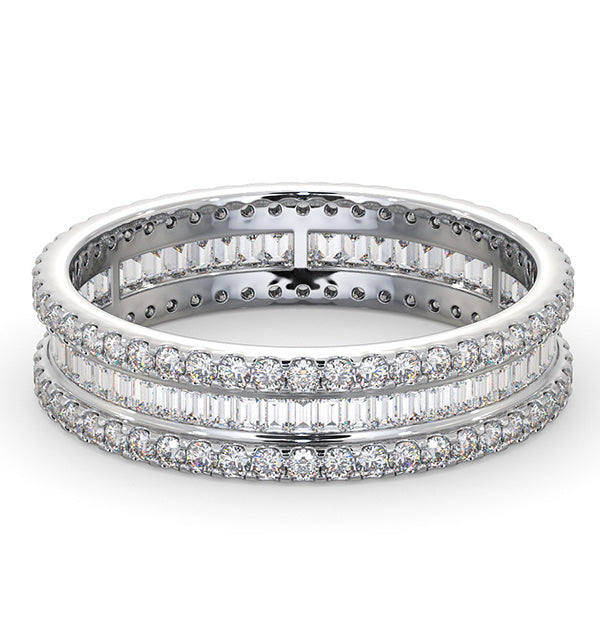Eternity Ring Katie Platinum Diamond 1.00ct H/Si