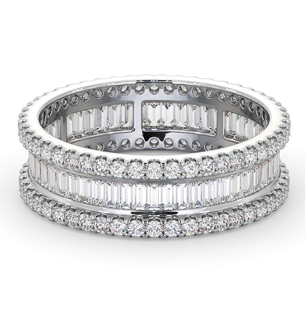 Eternity Ring Katie 18K White Gold Diamond 2.00ct G/Vs