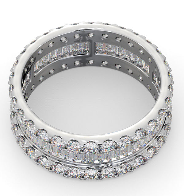 Eternity Ring Katie 18K White Gold Diamond 3.00ct G/Vs