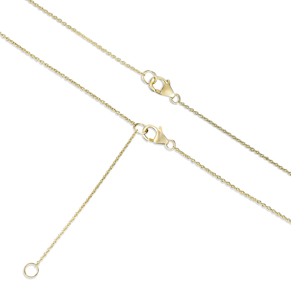 Wanderlust Floating Lab Diamond Solitaire Necklace 1.50ct H/SI in 9K Yellow Gold