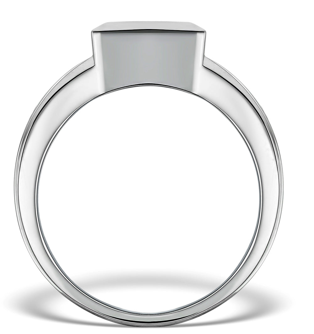Diamond 0.60ct 18K White Gold Ring - SIZE N