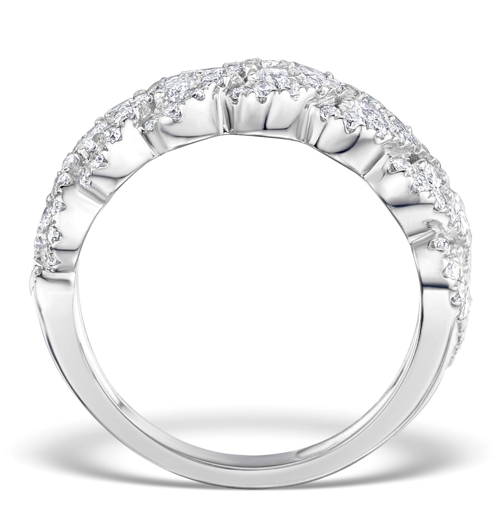 Lab Diamond Weave Ring 1CT H/Si in 9K Gold - N4545Y