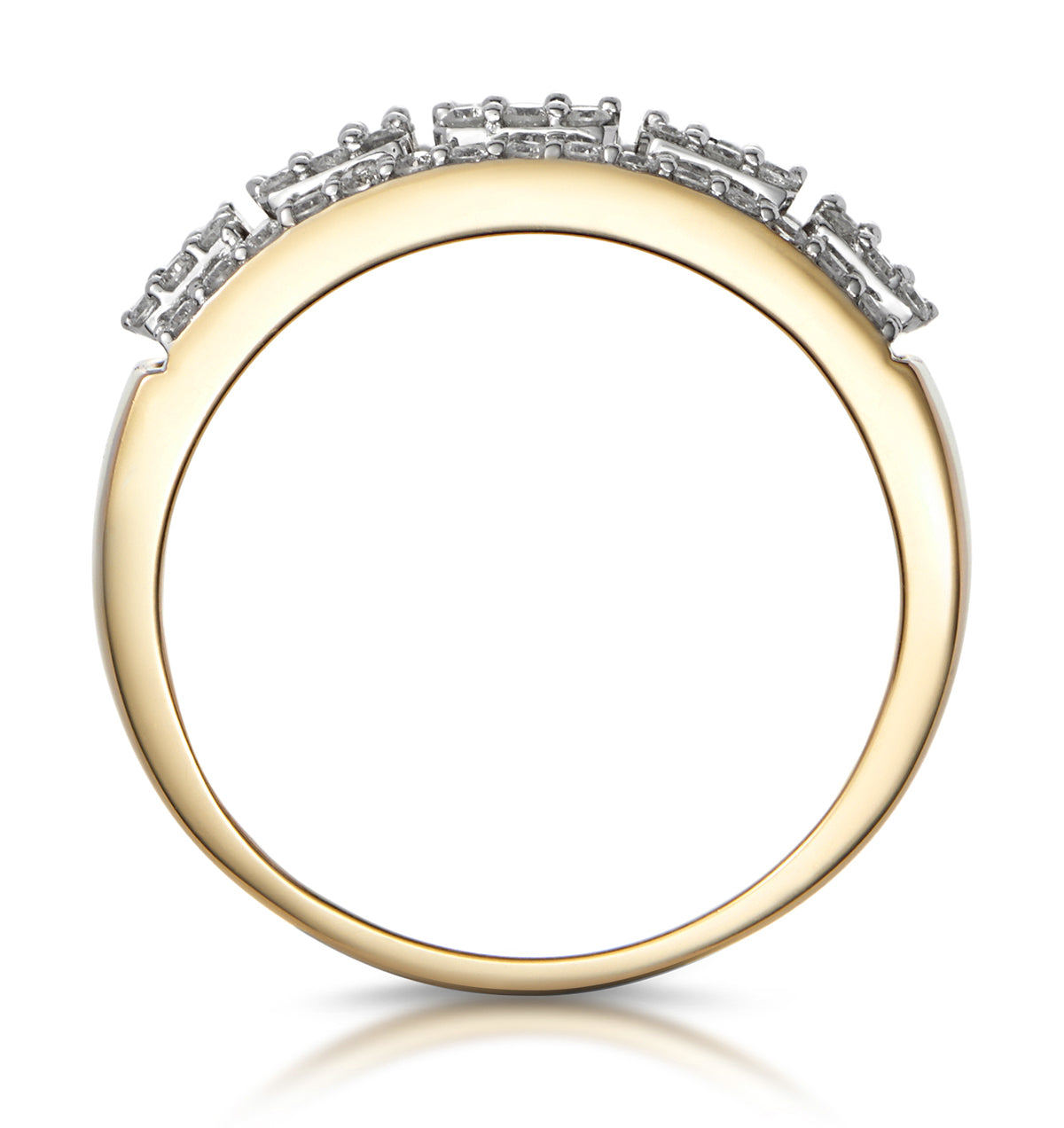 0.85ct Diamond Asteria Collection Baguette Eternity Ring in 18K Gold