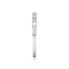 Twilight Lab Diamond Half Eternity Ring 0.30ct in 9K White Gold