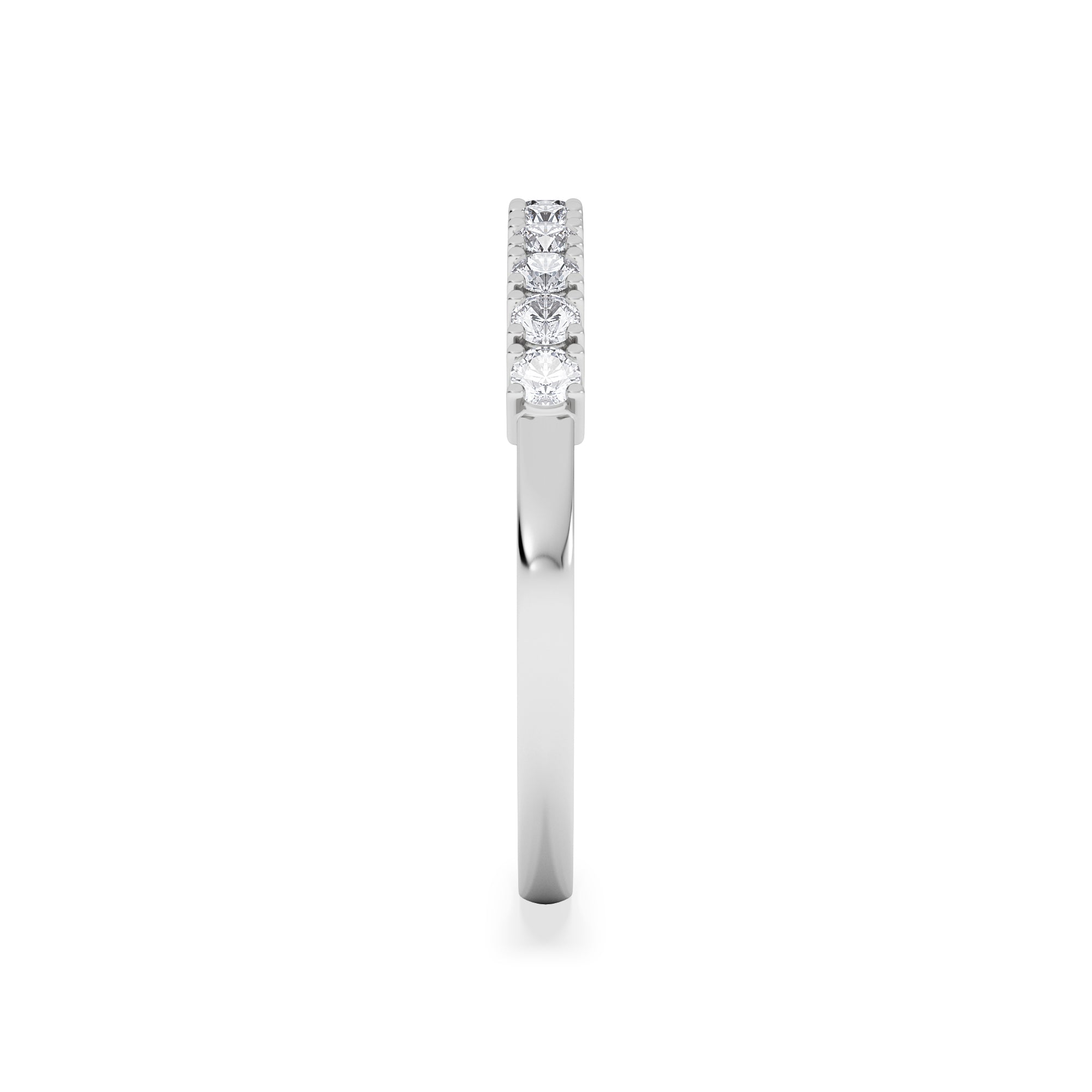 Half Eternity Ring 0.30CT Lab Diamond 9K White Gold