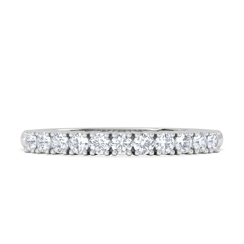 Half Eternity Ring 0.30CT Lab Diamond 9K White Gold