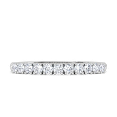 Twilight Lab Diamond Half Eternity Ring 0.30ct in 9K White Gold