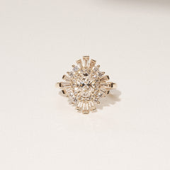The Radiance Lab Diamond Ring 2.00ct H/SI Set in 9K Gold