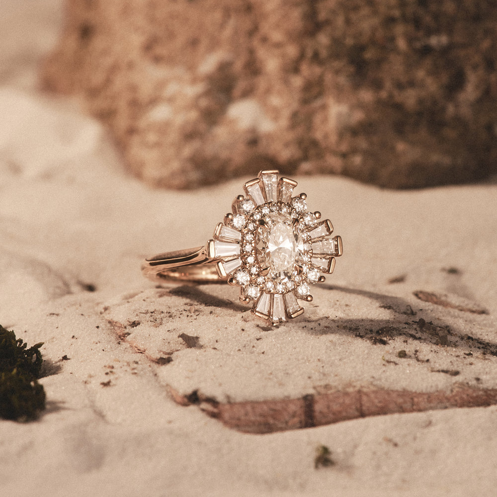 The Radiance Lab Diamond Ring 2.00ct H/SI SetI in 9K Gold
