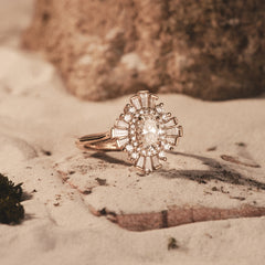 The Radiance Lab Diamond Ring 2.00ct H/SI Set in 9K Gold