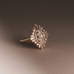 The Radiance Lab Diamond Ring 3.35ct H/SI Set in 18K Gold