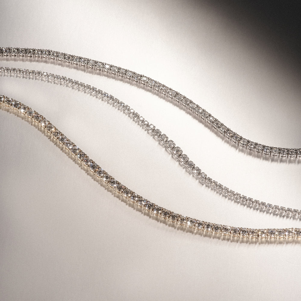 2ct Diamond Tennis Bracelet Claw Set in 9K White Gold