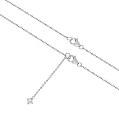 Lab Diamond Eternal Glow Circle Necklace 0.25ct in 925 Silver