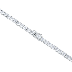 LUXE 20.00ct Lab Diamond Necklace with IGI Certified Brilliant-Cut Diamonds in 18K White Gold