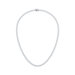 LUXE 20.00ct Lab Diamond Necklace with IGI Certified Brilliant-Cut Diamonds in 18K White Gold