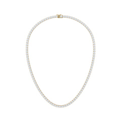 LUXE 20.00ct Lab Diamond Necklace with IGI Certified Brilliant-Cut Diamonds in 18K Yellow Gold