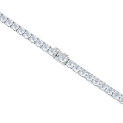 LUXE 30.00ct Lab Diamond Necklace with IGI Certified Brilliant-Cut Diamonds in 18K White Gold