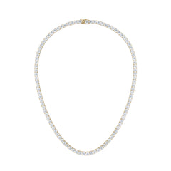 LUXE 30.00ct Lab Diamond Necklace with IGI Certified Brilliant-Cut Diamonds in 18K Yellow Gold