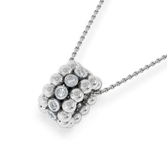 Solis 0.26ct Round Cut Lab Diamond Pendant Necklace in Sterling Silver